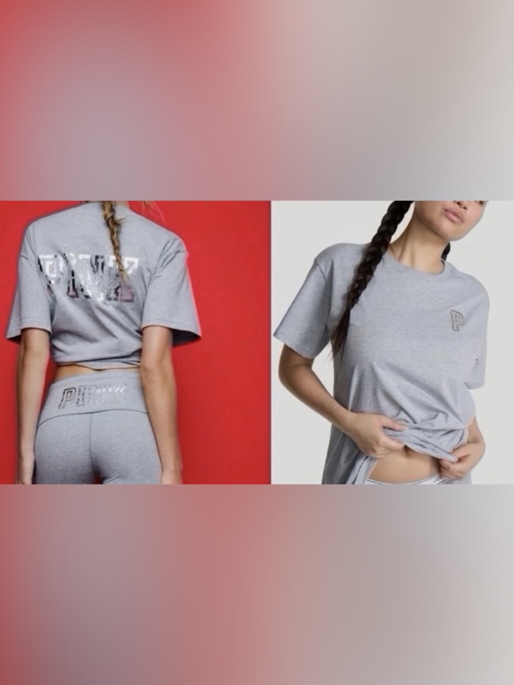 LIMITED EDITION PINK Victoria’s Secret Campus Tee